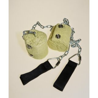 Feuer-Poi Coreless  (1 Paar) A für wirkliche Anfänger (nicht vernäht)