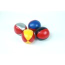 Jonglierball Leder Premium (Eigenmarke) Rot/Gelb (1 Stück)
