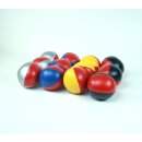 Jonglierball Leder Premium (Eigenmarke) Rot/Gelb (1 Stück)