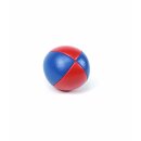 Jonglierball Leder Premium (Eigenmarke) Rot/Blau (1...