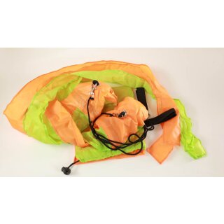 Schweif-Poi (2 Schweife), Tail-Poi (1 Paar) (Eigenmarke) Orange-Grün