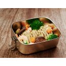 Lunch Box Edelstahl 1400 ml ohne Unterteilung (ohne Gravur)