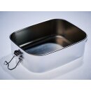 Lunch Box Edelstahl 1400 ml mit 3-fach Unterteilung (ohne Gravur)