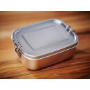 Lunch Box Edelstahl 1400 ml mit 3-fach Unterteilung (ohne Gravur)